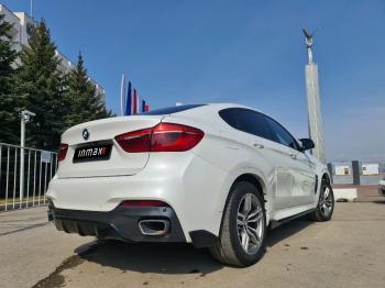 14 899 р. Пластиковые накладки под пороги М-Perfomance BMW X6 F16 (2014-2020) (цвет: черный глянец)  с доставкой в г. Тамбов. Увеличить фотографию 3