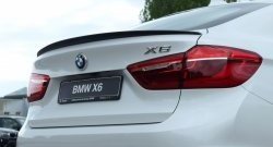 11 199 р. Лип спойлер BS BMW X6 F16 (2014-2020) (Неокрашенный)  с доставкой в г. Тамбов. Увеличить фотографию 2