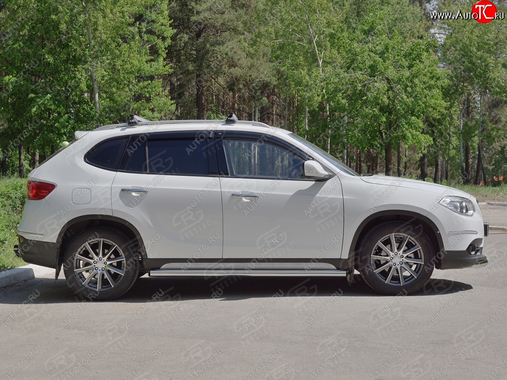 16 549 р. Защита порогов из круглой трубы d63 мм SLITKOFF v2 Brilliance V5 (2012-2018)  с доставкой в г. Тамбов