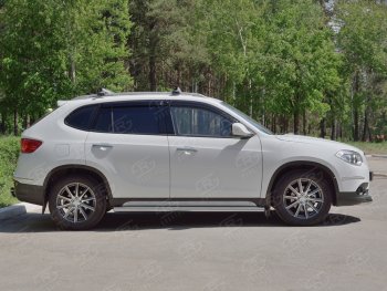 17 599 р. Защита порогов из круглой трубы d63 мм SLITKOFF v3  Brilliance V5 (2012-2018)  с доставкой в г. Тамбов. Увеличить фотографию 3