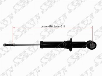 2 089 р. Амортизатор задний SAT (LH=RH) Toyota Allion T240 седан дорестайлинг (2001-2004)  с доставкой в г. Тамбов. Увеличить фотографию 1