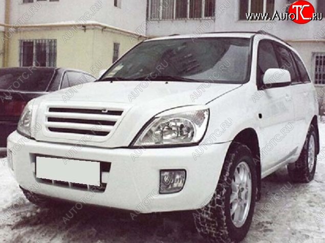 3 649 р. Решётка радиатора CT Chery Tiggo T11 дорестайлинг (2005-2013) (Неокрашенная)  с доставкой в г. Тамбов