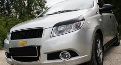 1 399 р. Реснички на фары RA Chevrolet Aveo T200 хэтчбек 5 дв (2002-2008) (Неокрашенные)  с доставкой в г. Тамбов. Увеличить фотографию 1