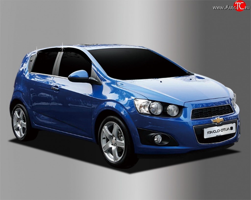 1 099 р. Дефлектора окон Avtoclover Chevrolet Aveo T300 хэтчбек (2011-2015)  с доставкой в г. Тамбов