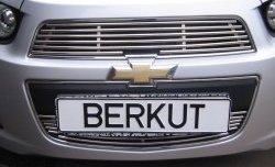 3 999 р. Декоративная вставка воздухозаборника Berkut Chevrolet Aveo T300 седан (2011-2015)  с доставкой в г. Тамбов. Увеличить фотографию 1