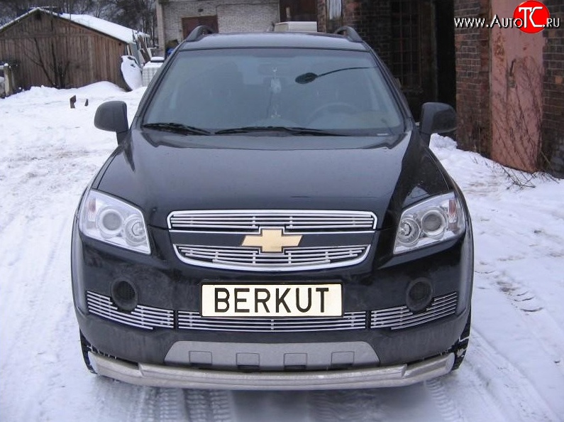 5 199 р. Декоративная вставка решетки радиатора Berkut Chevrolet Captiva  дорестайлинг (2006-2011)  с доставкой в г. Тамбов