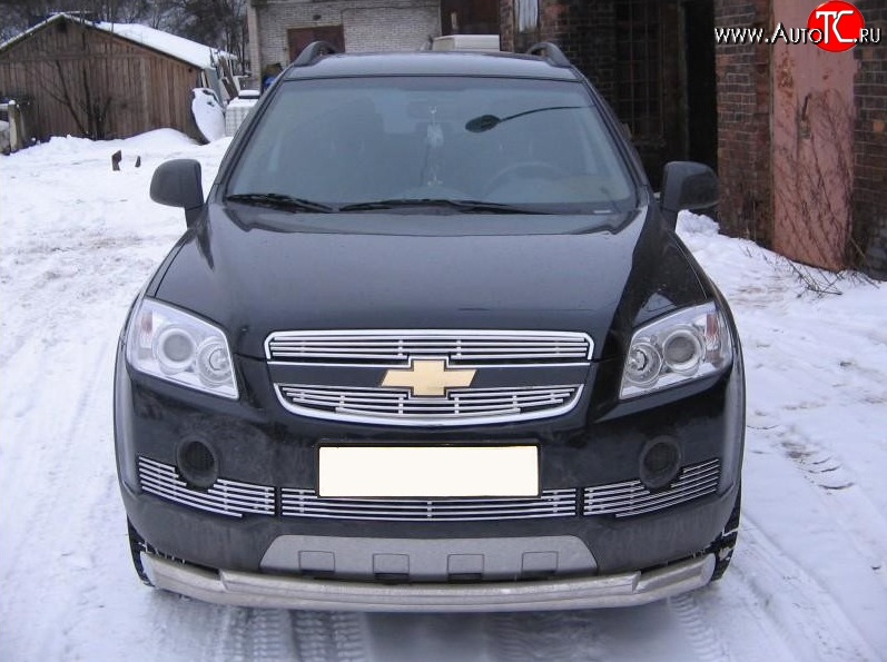 7 699 р. Декоративная вставка воздухозаборника Berkut Chevrolet Captiva  дорестайлинг (2006-2011)  с доставкой в г. Тамбов