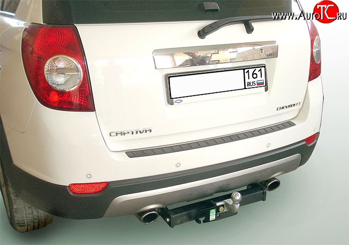 8 399 р. Фаркоп Лидер Плюс (до 1500 кг) Chevrolet Captiva  дорестайлинг (2006-2011) (Без электропакета)  с доставкой в г. Тамбов