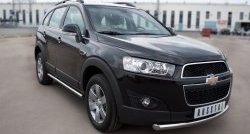 14 999 р. Одинарная защита переднего бампера диаметром 63 мм Russtal Chevrolet Captiva 1-ый рестайлинг (2011-2013)  с доставкой в г. Тамбов. Увеличить фотографию 4