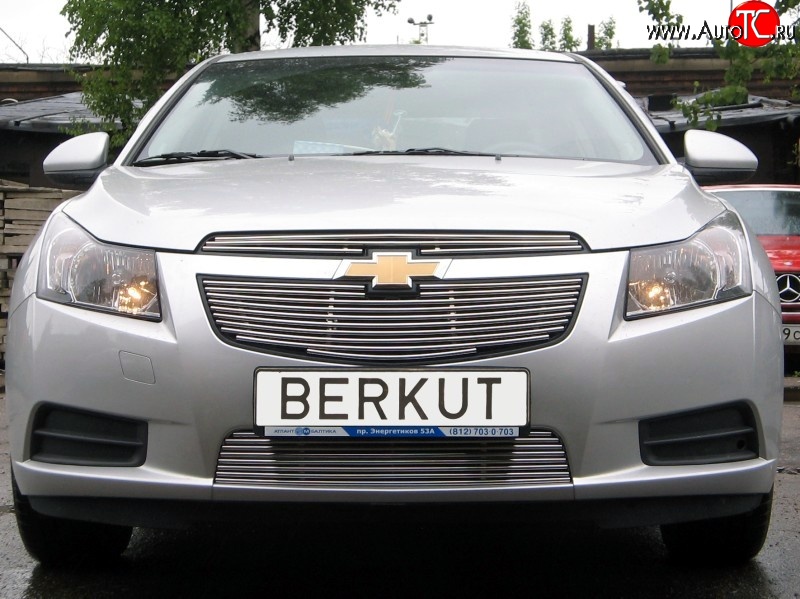 4 399 р. Декоративная вставка воздухозаборника Berkut Chevrolet Cruze J300 седан дорестайлинг (2009-2012)  с доставкой в г. Тамбов