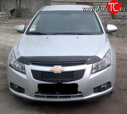 4 599 р. Дефлектор капота NovLine Chevrolet Cruze J300 седан дорестайлинг (2009-2012)  с доставкой в г. Тамбов