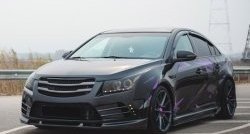 9 299 р. Передний бампер MYRIDE STYLE Chevrolet Cruze J300 седан дорестайлинг (2009-2012) (Неокрашенный)  с доставкой в г. Тамбов. Увеличить фотографию 2