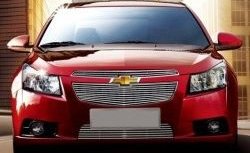 6 749 р. Декоративные вставки решетки радиатора и переднего бампера CT  Chevrolet Cruze ( J300,  J308,  J305) (2012-2015) седан рестайлинг, универсал рестайлинг, хэтчбек рестайлинг (Неокрашенная)  с доставкой в г. Тамбов. Увеличить фотографию 1