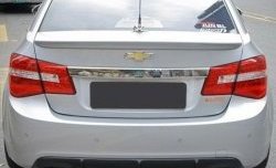 2 999 р. Лип спойлер CT  Chevrolet Cruze  J300 (2009-2012) седан дорестайлинг (Неокрашенный)  с доставкой в г. Тамбов. Увеличить фотографию 3