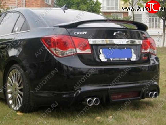 3 999 р. Спойлер CT  Chevrolet Cruze  J300 (2009-2012) седан дорестайлинг (Неокрашенный)  с доставкой в г. Тамбов