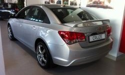 6 849 р. Спойлер LitCompany Chevrolet Cruze J300 седан дорестайлинг (2009-2012) (Неокрашенный)  с доставкой в г. Тамбов. Увеличить фотографию 2