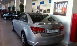 6 849 р. Спойлер LitCompany Chevrolet Cruze J300 седан дорестайлинг (2009-2012) (Неокрашенный)  с доставкой в г. Тамбов. Увеличить фотографию 5