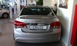 6 849 р. Спойлер LitCompany Chevrolet Cruze J300 седан дорестайлинг (2009-2012) (Неокрашенный)  с доставкой в г. Тамбов. Увеличить фотографию 6