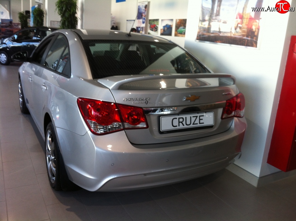 6 849 р. Спойлер LitCompany Chevrolet Cruze J300 седан дорестайлинг (2009-2012) (Неокрашенный)  с доставкой в г. Тамбов