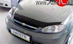 2 069 р. Дефлектор капота NovLine Chevrolet Lacetti хэтчбек (2002-2013)  с доставкой в г. Тамбов. Увеличить фотографию 2