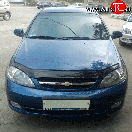 2 069 р. Дефлектор капота NovLine Chevrolet Lacetti хэтчбек (2002-2013)  с доставкой в г. Тамбов