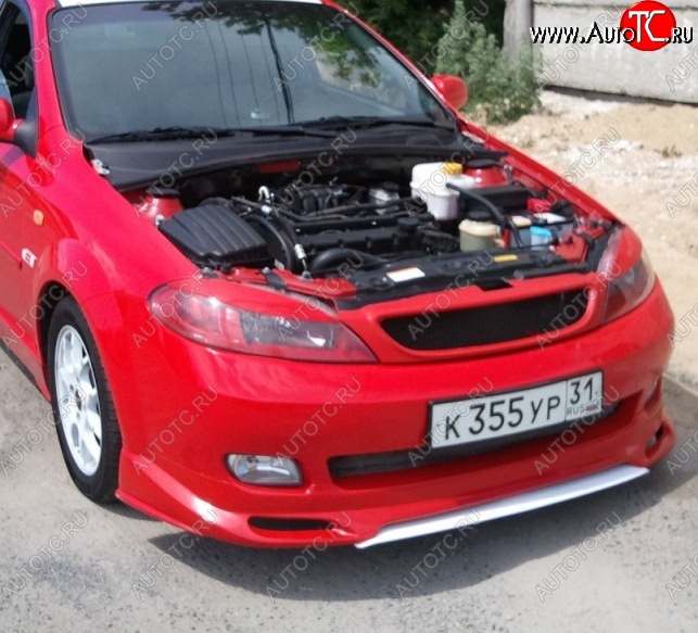 1 249 р. Нижняя планка для накладки переднего бампера CT 1 Chevrolet Lacetti хэтчбек (2002-2013) (Неокрашенная)  с доставкой в г. Тамбов