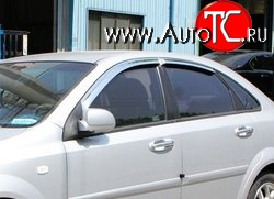 999 р. Комплект дефлекторов окон (ветровиков) 4 шт. Russtal Chevrolet Lacetti седан (2002-2013)  с доставкой в г. Тамбов