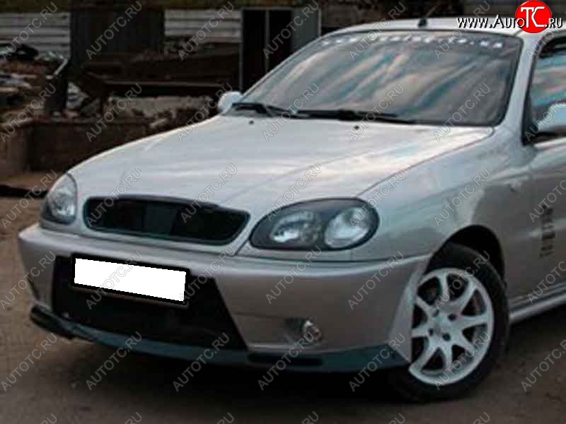 6 249 р. Передний бампер CT Daewoo Lanos T100 дорестайлинг, седан (1997-2002) (Неокрашенный)  с доставкой в г. Тамбов