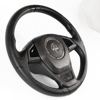 2 799 р. Рулевое колесо Кельт Премиум (Ø380 мм)  Chevrolet Niva  2123 (2002-2020), Лада 2110 (1995-2007), Лада 2111 (1998-2009), Лада 2112 (1999-2009), Лада 2123 (Нива Шевроле) (2002-2021), Лада Калина ( 1118,  1117,  1119,  2192,  2194) (2004-2018), Лада Калина Спорт ( 1119,  2192) (2008-2018), Лада Нива Трэвел (2021-2025), Лада Приора ( 2170,  2171,  2172,  21728) (2007-2018) (Черный)  с доставкой в г. Тамбов. Увеличить фотографию 2