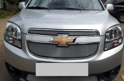 1 539 р. Сетка в решетку радиатора (нижняя) Russtal Chevrolet Orlando (2011-2018) (хром)  с доставкой в г. Тамбов. Увеличить фотографию 5