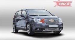 7 379 р. Декоративные элементы решетки радиатора Souz-96 (d10) Chevrolet Orlando (2011-2018)  с доставкой в г. Тамбов. Увеличить фотографию 1