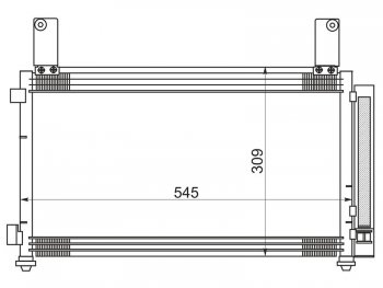 Радиатор кондиционера SAT Ravon R2 (2016-2025)