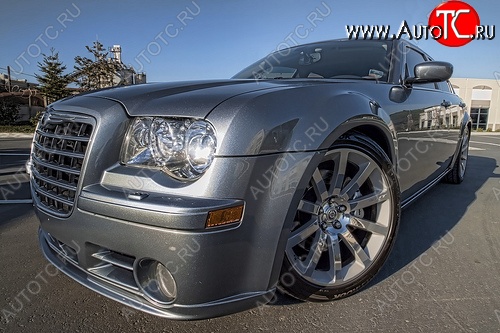 6 649 р. Накладка на передний бампер SRT 8 STYLE Chrysler 300C LX седан (2004-2011) (Неокрашенная)  с доставкой в г. Тамбов