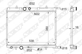 3 399 р. Радиатор двигателя SAT (трубчатый, 1.1/1.4/1.4D/1.6/1.9D/2.0/2.0D, МКПП)  CITROEN Berlingo (M59,  B9), C4, Xsara (N0,  N1), Xsara picasso, Peugeot 206 (хэтчбэк 3 дв.,  хэтчбэк 5 дв.,  универсал,  седан), 307 (универсал,  хэтчбэк 3 дв.,  хэтчбэк 5 дв.), Partner (M49/M59)  с доставкой в г. Тамбов. Увеличить фотографию 1