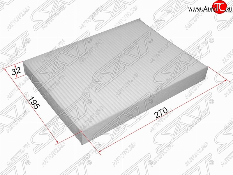 259 р. Фильтр салонный SAT (270х175х32 mm)  CITROEN C5 ( RD,  RW) (2008-2017), Peugeot 407 ( седан,  универсал) (2004-2011)  с доставкой в г. Тамбов