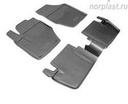 2 099 р. Комплект ковриков в салон Norplast Unidec  CITROEN C4  B7 (2013-2022), Peugeot 408 (2015-2022) (Цвет: черный)  с доставкой в г. Тамбов. Увеличить фотографию 1