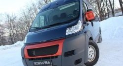 739 р. Реснички на фары RA CITROEN Jumper 250 (2006-2014) (Глянец под окраску, Неокрашенные)  с доставкой в г. Тамбов. Увеличить фотографию 3