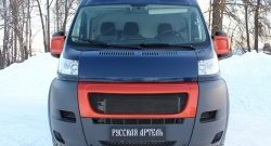 739 р. Реснички на фары RA CITROEN Jumper 250 (2006-2014) (Глянец под окраску, Неокрашенные)  с доставкой в г. Тамбов. Увеличить фотографию 2