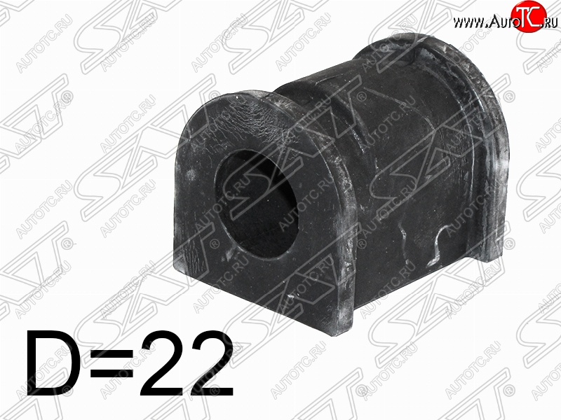 140 р. Резиновая втулка переднего стабилизатора SAT (D=22)  Daewoo Matiz  M100 (1998-2000) дорестайлинг  с доставкой в г. Тамбов