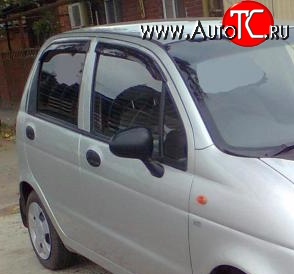 629 р. Дефлекторы окон (ветровики) Novline 4 шт Daewoo Matiz M100 дорестайлинг (1998-2000)  с доставкой в г. Тамбов