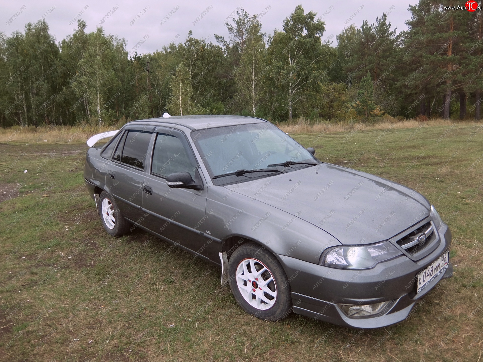 3 649 р. Накладка переднего бампера Sport Daewoo Nexia рестайлинг (2008-2015) (Неокрашенная)  с доставкой в г. Тамбов