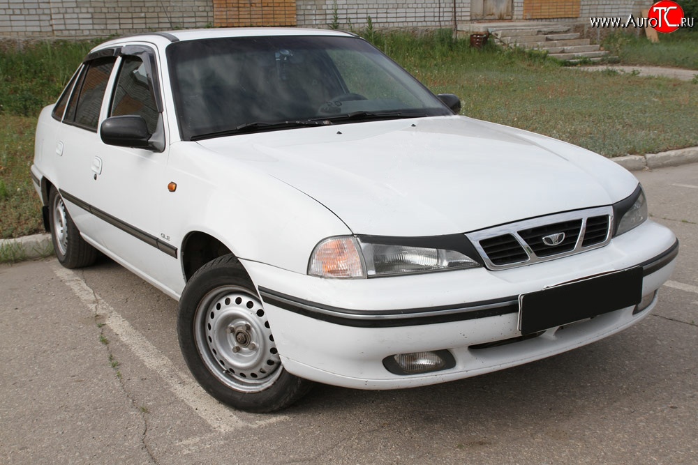 619 р. Реснички RA на фары  Daewoo Nexia  дорестайлинг (1995-2008) (Неокрашенные)  с доставкой в г. Тамбов