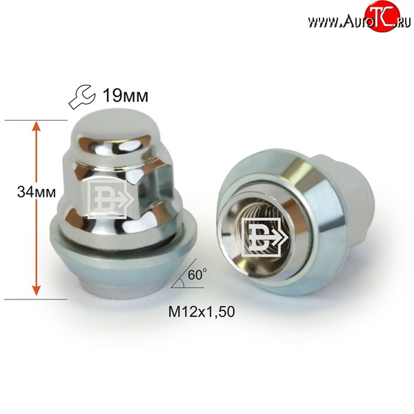 172 р. Колёсная гайка Вектор M12 1.5    с доставкой в г. Тамбов