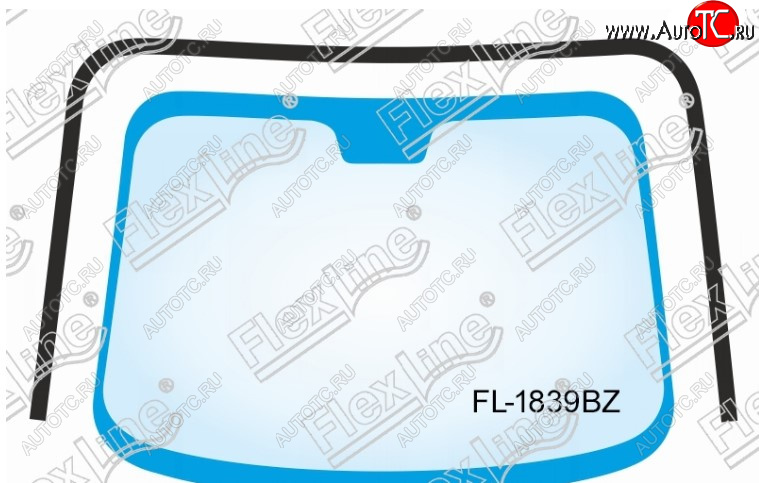 1 699 р. Молдинг лобового стекла FlexLine Jeep Grand Cherokee WK2 дорестайлинг (2010-2013)  с доставкой в г. Тамбов