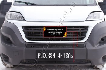 2 249 р. Защитная сетка решетки переднего бампера RA  Fiat Ducato  290 (2014-2024)  с доставкой в г. Тамбов. Увеличить фотографию 1