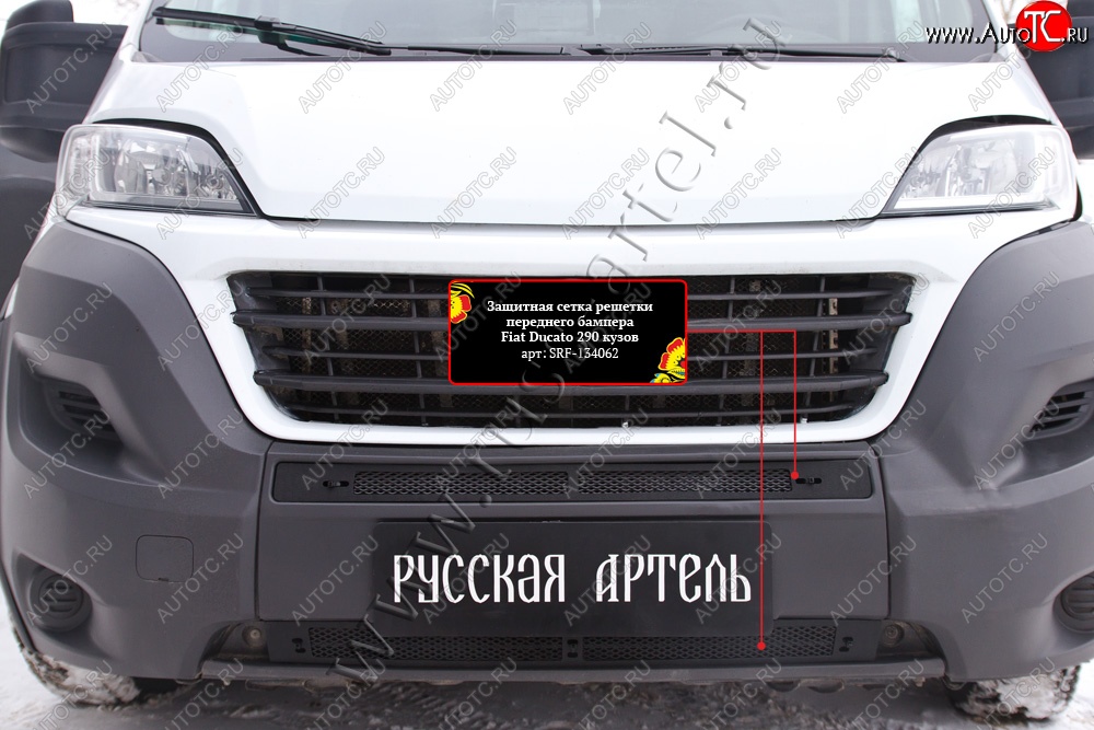 2 249 р. Защитная сетка решетки переднего бампера RA Fiat Ducato 290 (2014-2024)  с доставкой в г. Тамбов