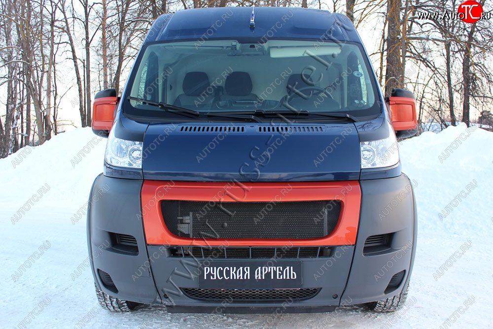 669 р. Реснички на фары (глянец) RA  Fiat Ducato  250 (2006-2014) (Неокрашенные)  с доставкой в г. Тамбов