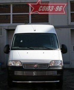 11 564 р. Защита переднего бампера одинарная Souz-96 (d60) Fiat Ducato 250 (2006-2014)  с доставкой в г. Тамбов. Увеличить фотографию 3