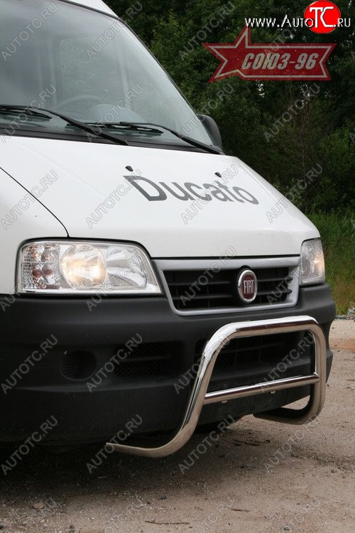 10 844 р. Защита переднего бампера Souz-96 (d60) Fiat Ducato 250 (2006-2014)  с доставкой в г. Тамбов