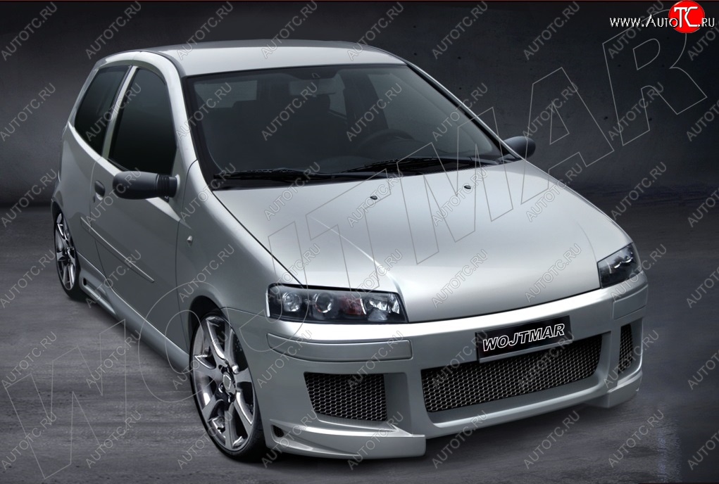 26 999 р. Передний бампер R1 Fiat Punto 188 хэтчбэк 5 дв. дорестайлинг (1999-2003)  с доставкой в г. Тамбов